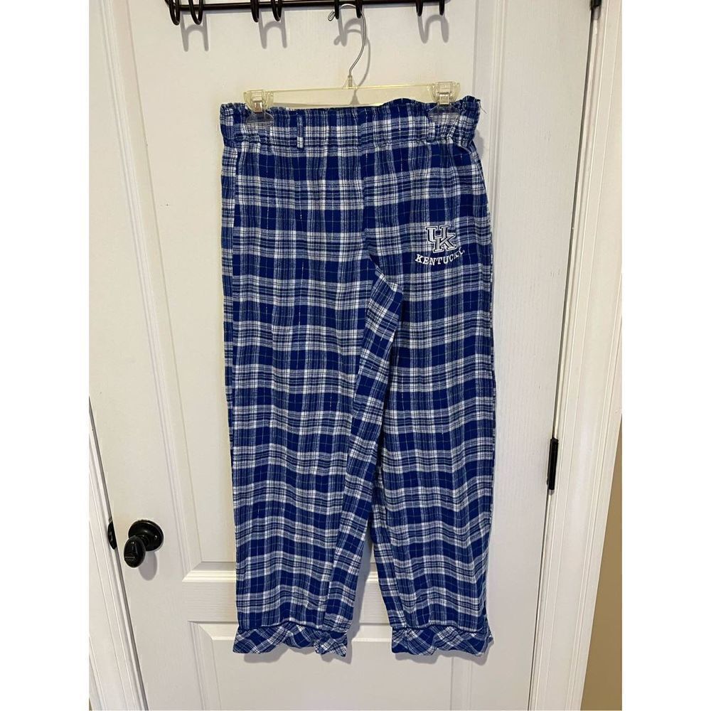Concepts Sport Sleepwear blue plaid University of Kentucky PJ pants